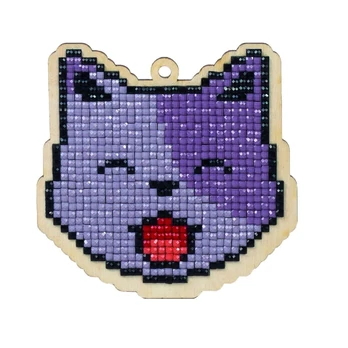 Deimantinės mozaikos suvenyras Cat Lucky WW112