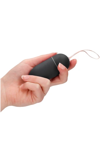 Shots Vibrating Egg with 10 Speeds and Remote Control - L - Juodas