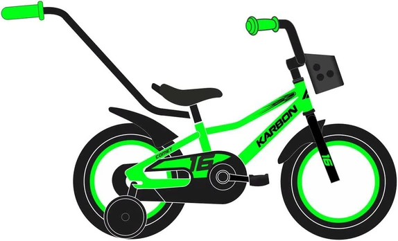 Dviratis Karbon Comet 16 lime