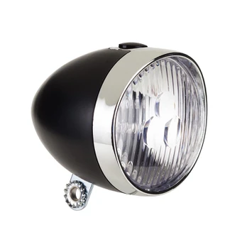 Priekinis žibintas, 3 LED, (juodas)