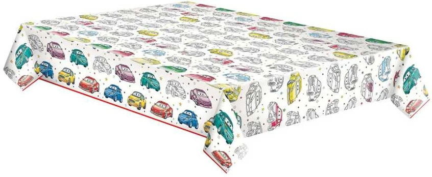 Popierinė staltiesė „Car Animation“ 120x180 cm