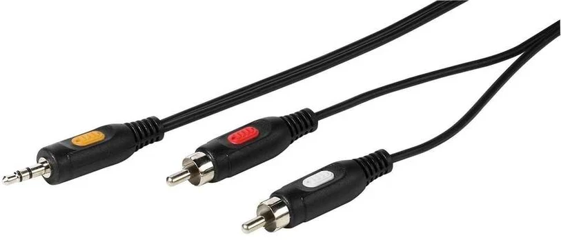 Vivanco cable 3.5mm - 2xRCA 1.5m