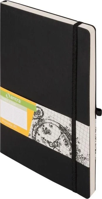 Antra Notes A5 Impression line Juoda ANTRA