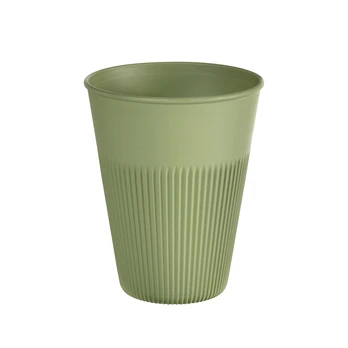 Daugkartinės stiklinės karštam (žalios, 350ml., 10 vnt.)