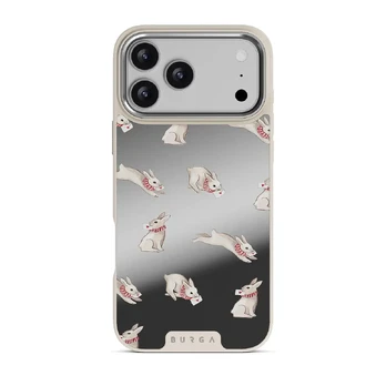 Late Again - iPhone 17 Pro Max Case, Elite Mirror Light (MagSafe) / Silver