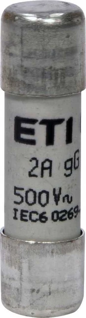 ETI Įdėkite CH10X38 GG 6A/500V