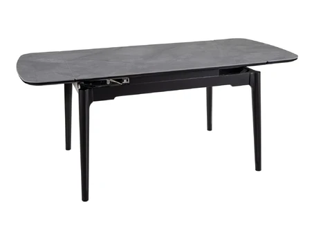 Valgomojo stalas Sento, 120-180 x 80 cm, pilka