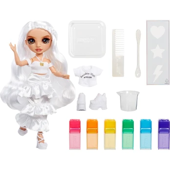 L.O.L Surprise Rainbow High Watercolor & Create DIY Modepuppe - Braune Augen