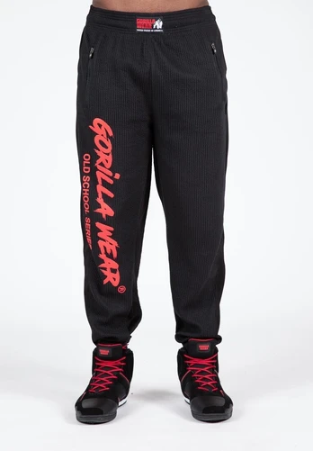 Gorilla Wear Augustine Old School Pants - Black/Red