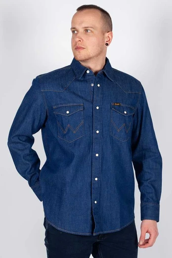 Džinsiniai marškiniai WRANGLER