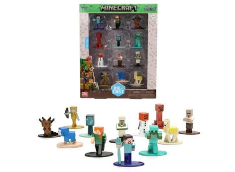 SIMBA JADA Minecraft metal fig 4cm 12pak 9337541314
