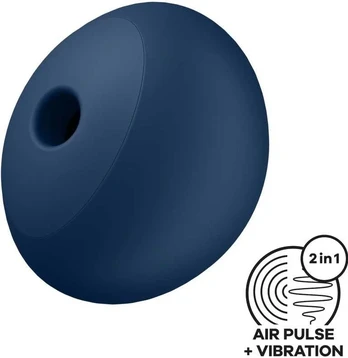 SATISFYER - AIR POWER 4 STIMULATOR - VIBRATOR 12 VIBRATIONS BLUE