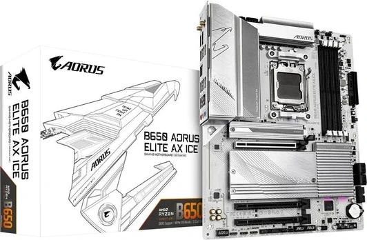 Pagrindinė plokštė Gigabyte B650 AORUS ELITE AX ICE
