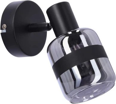 YUKI LAMP WALL LAMP Matinis Juodas 1X15W E14 SMOKE LAMP