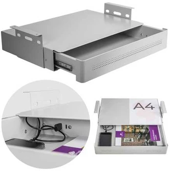 Szuflada pod biurko USB Spacetronik SPB144 Szara