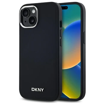 DKNY DKHMP15MPSCMCLK iPhone 15 Plus 6.7" juoda/juodas hardcase Plain Logo MagSafe