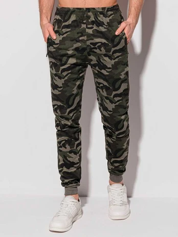 men's sweatpants p1338 - light žalias