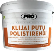 Klijai polistirenui 5kg kaina