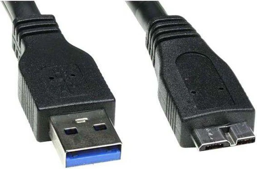 Lama Plus USB kabelis (3.0), USB A M - USB micro B (M), 0.5m, juoda