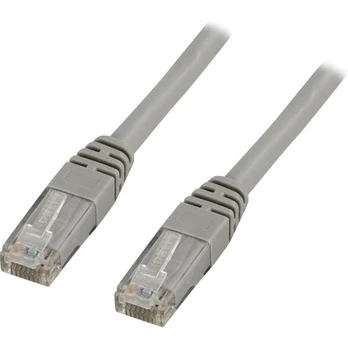 DELTACO U / UTP Cat5e patch kabelis, 7m, 100MHz, Delta-certified, pilkas / 7-TP