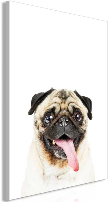 Artgeist Paveikslas - Pug (1 Part) Vertical