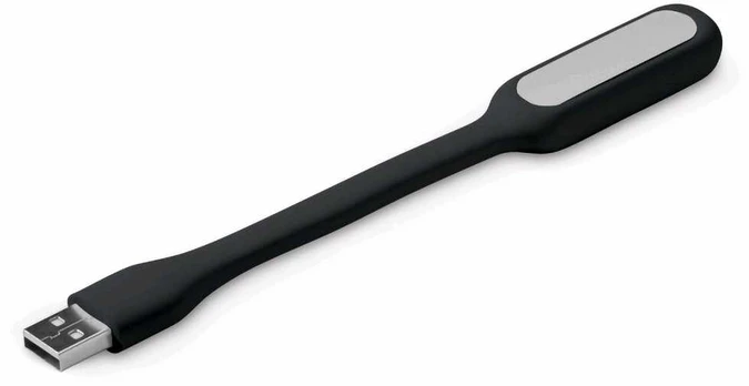 C-TECH UNL-04 USB laptop lamp, flexible, juodas