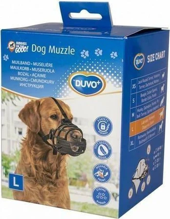 Duvo+ DUVO+ antsnukis DOG MUZZLE RUBBER "L"
