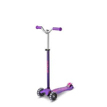 Maxi Micro Deluxe Pro LED paspirtukas | Purple
