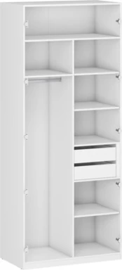 Spinta Flex K5, balta, 100 cm x 54 cm x 238 cm kaina