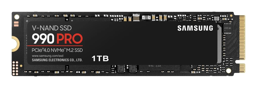 SSD|SAMSUNG|990 PRO|1TB|M.2|PCIE|NVMe|MLC|Write speed 6900 MBytes/sec|Read speed 7450 MBytes/sec|2.3mm|TBW 600 TB|MTBF 1500000 h