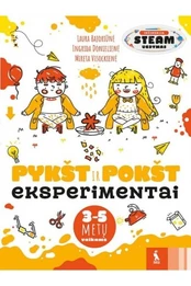 Pykšt ir pokšt eksperimentai 3-5 metų vaikams kaina