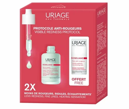 Uriage ROSELIANE ANTI-REDNESS PROTOCOL 2-PIECE KIT