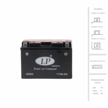 Landport Akumuliatorius 8 Ah 115 A EN 12V