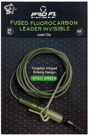 Karpinis pavadėlis Fused Fluorocarbon Leader Invisible
