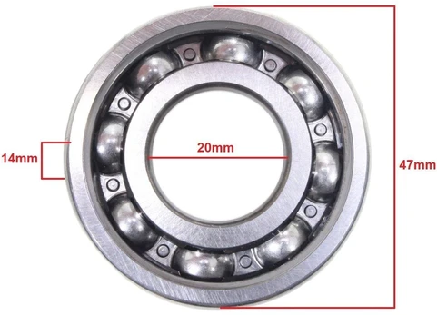 Leje SKF 6204 C3