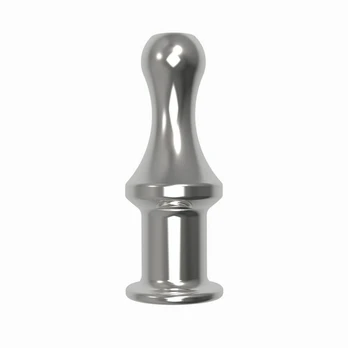 Diogol Jaz Open Aliuminio Intimate Plug 120 mm Sidabrinis