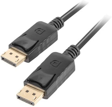LANBERG DisplayPort M/M cable 0.5m 4K bl | CA-DPDP-10CC-0005-BK