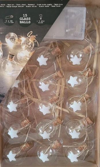 Girlianda, šventinis led apšvietimas, 2xaa