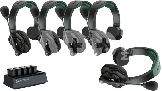 Hollyland Solidcom SE Pro- 5 Person Noise Cancelling Headset Intercom