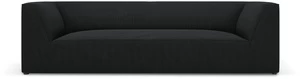 Sofa Micadoni Home Ruby, juoda, 232 x 92 cm x 69 cm