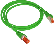 Patch-cord S/FTP kat.6A LSOH 1.0m žalia ALANTEC