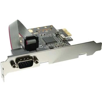 InLine PCIe x1 valdiklis – DB9 nuoseklusis prievadas (76618D)