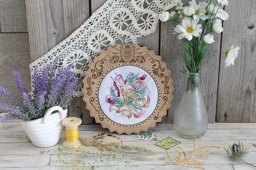 Cross stitch kit "Handmade stuff. Scissors" SM-666