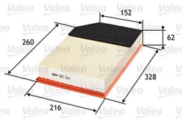 Oro filtras VALEO 585320 kaina