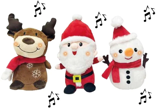 Koala Games G2586 Christmas Danging, Singins & Lighting Plushes 24 cm