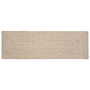 Zoninės kiliminės dangos Natūrali ir Balta 80 x 250 cm Džiutas