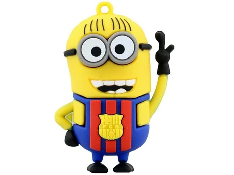 USB laikmena Pendrive 'minionek Barcelona' 128 Gb Usb Messi Barca