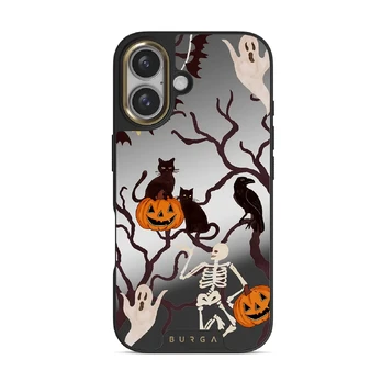 Trick or Treat - iPhone 16 Case, Elite Mirror Dark (MagSafe) / Gold