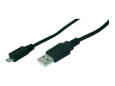 Assmann Electronic DIGITUS USB jungties kabelis tipas A - micro B M/M 1.0m USB 2.0 suderinamas bl kaina