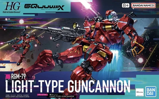 Bandai Gunpla Guncannon Light Type 1/144 – surenkamas modelis